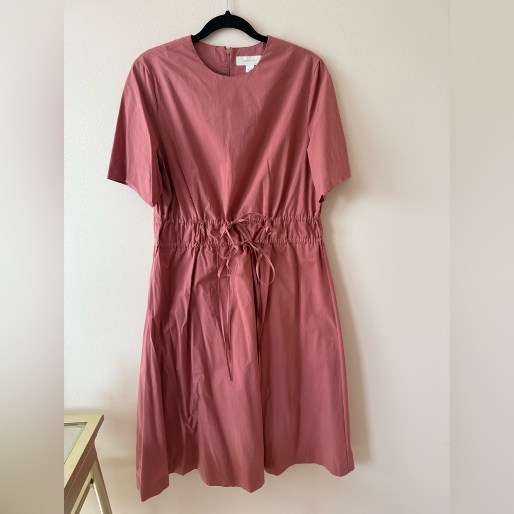 Elegant Midi Dress in Dusty Rose